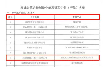 喜报｜抖圈- 为du而生荣获“福建省制造业单项冠军企业”